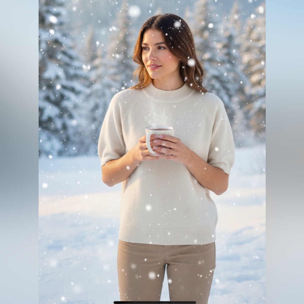 The Tog Shop 100% acrylic short sleeve sweater